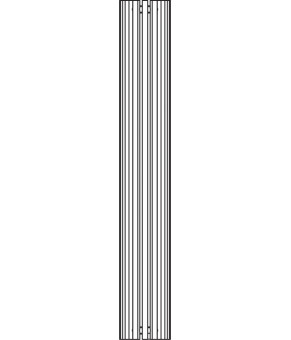 Полотенцесушитель Terma Triga ANC SPLIT 1 1900x280 мм WLVEC190028