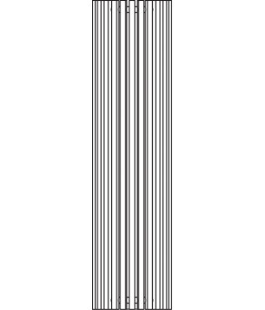 Полотенцесушитель Terma Triga AW SPLIT 1 1700x430 мм WLVRA170043