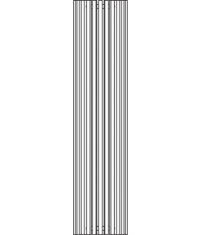 Полотенцесушитель Terma Triga AW SPLIT 1 1900x430 мм WLVRA190043