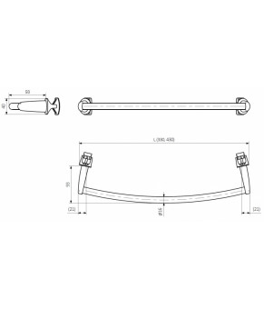 Вешалка Terma Basic TGWCR002