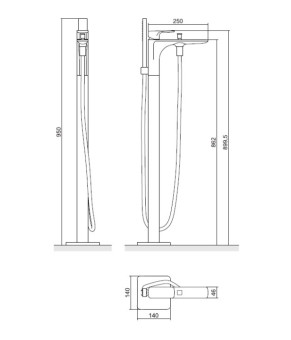 Смеситель Excellent Keria AREX.2055CR NEW