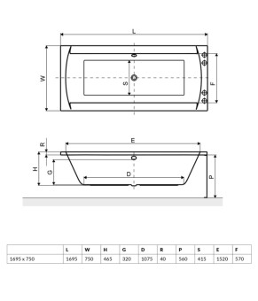 Ванна Excellent Crown ІІ WAEX.CRO17WH