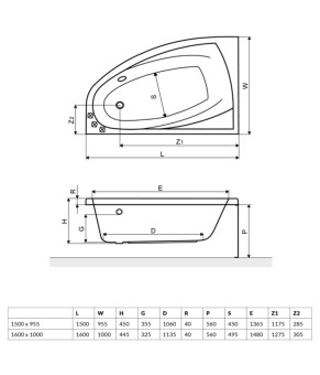 Ванна Excellent Aquaria Comfort WAEX.AQL15WH