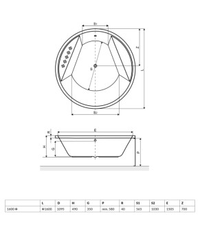 Ванна Excellent Creat ARC WAEX.GRE16WH