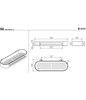 Полка Sonia S5 Black 176502