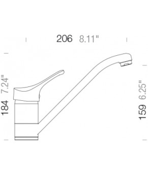 Смеситель Schock Leva 51100052 Roca 52