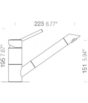 Смеситель Schock SC 200 592000 Everest 26