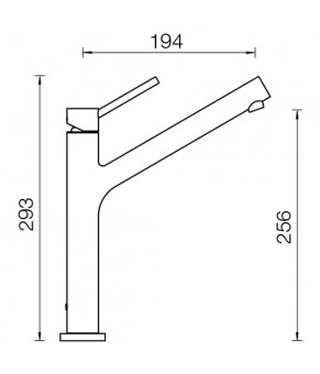 Смеситель Schock Dion 510000 Carbonium 90