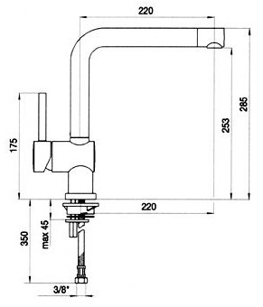 Смеситель Schock Piega 54700089