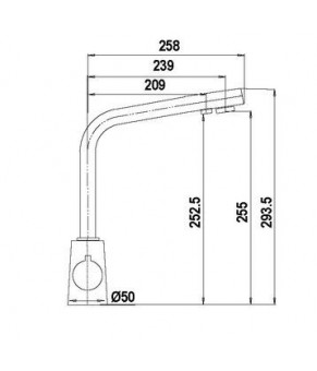 Смеситель Schock Aquapura Alto Linea 74100280