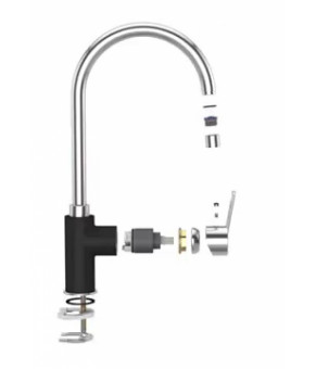 Смеситель Schock Simi 50500080 Chrome 80
