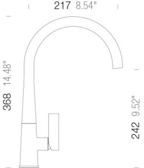 Смеситель Schock Gota 521000 Super white 01