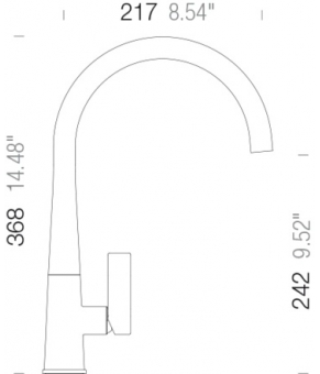 Смеситель Schock Gota 521000 Puro 84