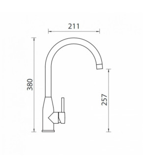 Смеситель Schock Kavus 55900058 Sabbia 58
