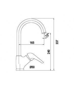 Смеситель Schock Aquamax 71600099 Polaris 99