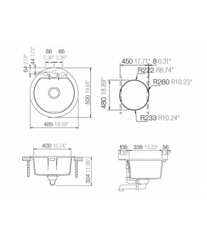 Кухонная мойка Schock Mono R-100 Puro 84