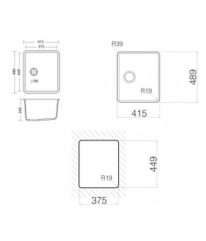 Кухонная мойка Schock Idea N-100L Eos 200