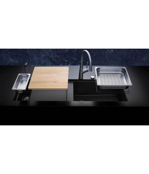 Кухонная мойка Schock Prepstation D-150 Bronze 87