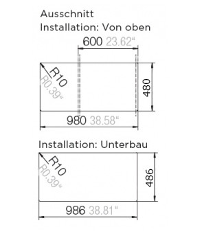 Кухонная мойка Schock Manhattan D-150L Nero 13