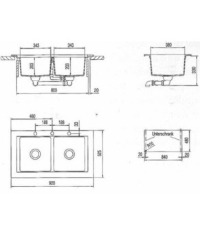Кухонная мойка Schock Domus N-200 Colorado 08
