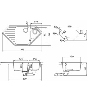 Кухонная мойка Schock Typos C-150 Croma 49