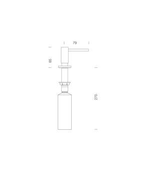 Дозатор Schock Samo 629169 St steel 90