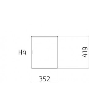 Разделочная доска Schock 629028 Grau