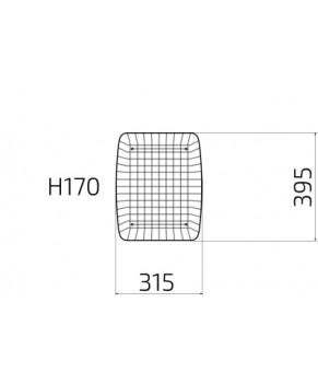 Корзина Schock 629194 Chrome 80
