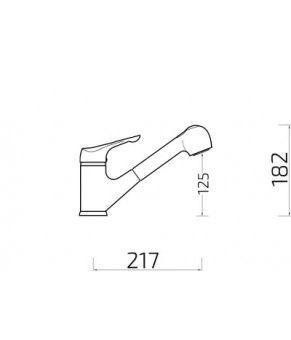 Смеситель Schock Neos ND 54212380 Chrom 80
