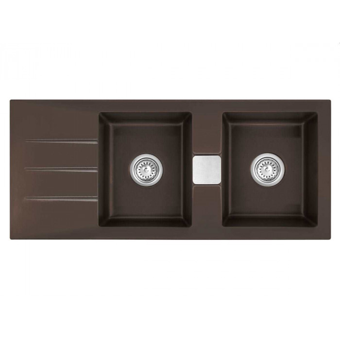 Кухонна мийка Systemceram Genea Double Siena 65
