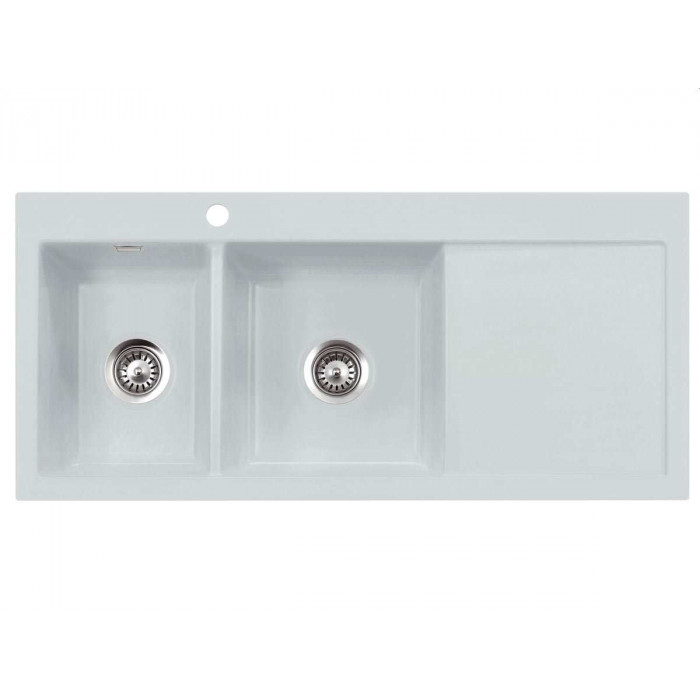 Кухонна мийка Systemceram Mera Double Alu 76