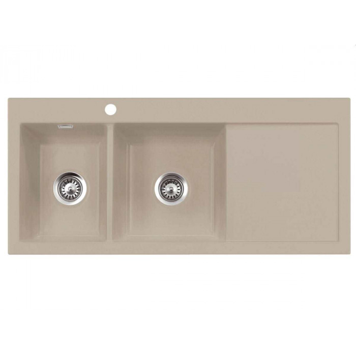 Кухонна мийка Systemceram Mera Double Fango 23