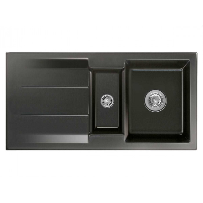 Кухонна мийка Systemceram Genea 100 Nero 68