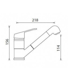 Смеситель Schock Cosmo 52512010 Onyx 10