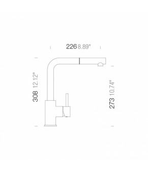 Смеситель Schock Napos 53912010 Onyx 10