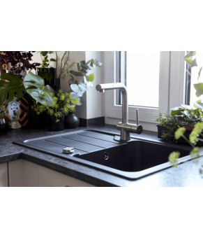 Смеситель Schock Laios 51712090 St steel 90