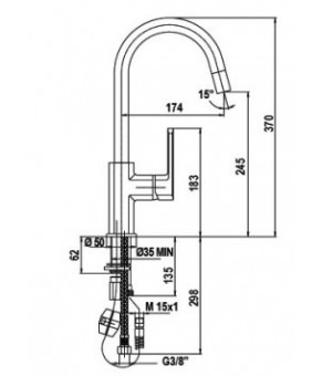 Смеситель Schock Aquaround 72212058 Sabbia 58