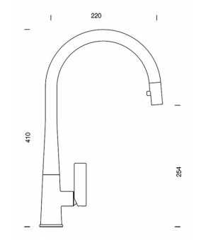 Смеситель Schock Gota 52112001 Super white 01