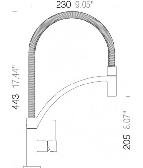 Смеситель Schock Mera 51200080 Chrom 80