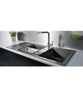 Кухонная мойка Systemceram Genea Double Polar 13