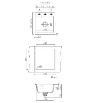 Кухонная мойка Systemceram Mera 46 Polar 13