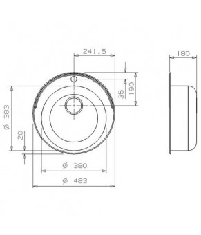 Кухонная мойка Reginox R18 380 Decor St steel 04