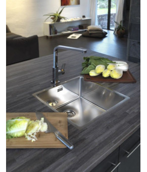 Кухонная мойка Reginox New York 40x40 ST Stainless steel 02