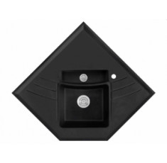 Кухонная мойка Systemceram Vega Eck Plus Nigra 87