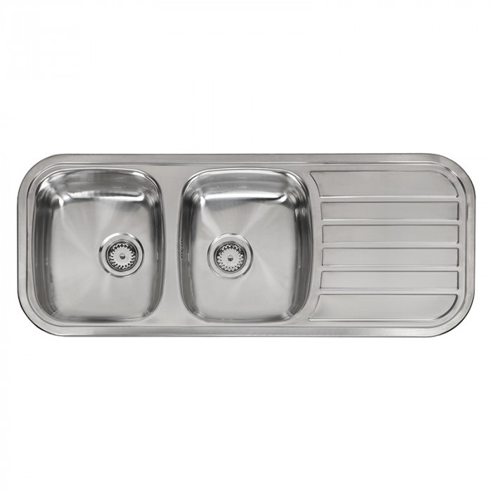 Кухонна мийка Reginox Regent 30 Polished St steel 01
