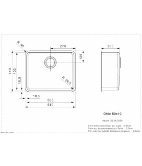 Кухонная мойка Reginox Ohio 50x40 Stainless steel 02