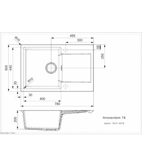 Кухонная мойка Reginox Amsterdam 78 Grey silvery 13