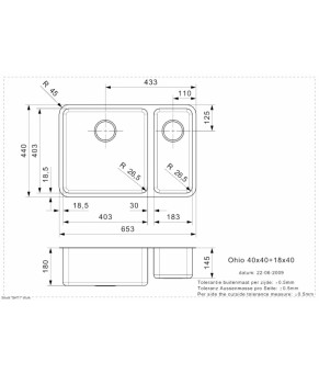 Кухонная мойка Reginox Ohio 18-40 40-18 Stainless steel 02