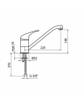 Смеситель Reginox Amazon R22825