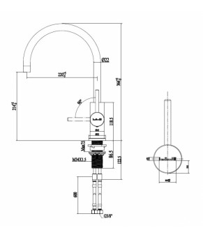Смеситель Reginox Spring R31780